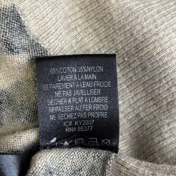 Anthropologie Sanctuary Leopard Print Cropped Cardigan XS Animal Tan Black - Picture 10 of 11